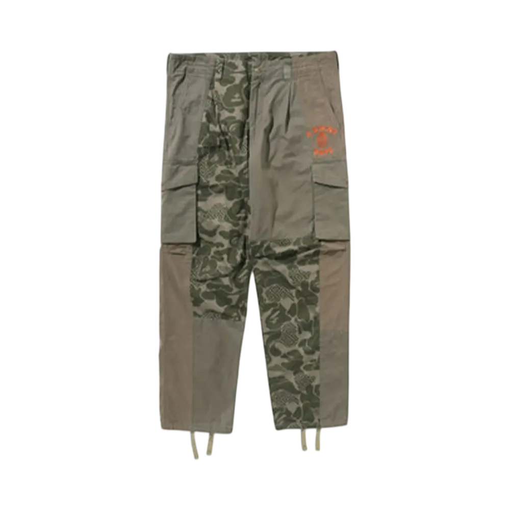 A BATHING APE Asia Camo Army Pants "Olive Drab"