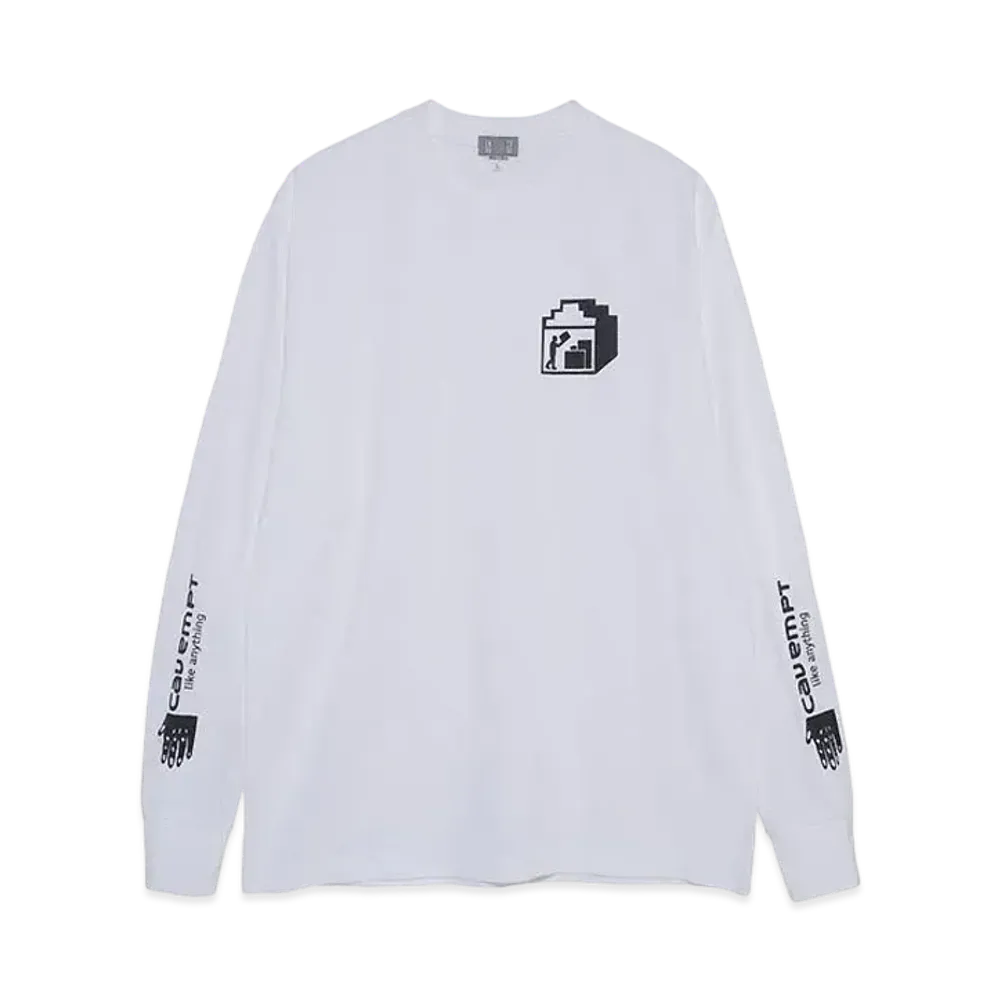 Cav Empt (C.E) PACK LONG SLEEVE T "White"