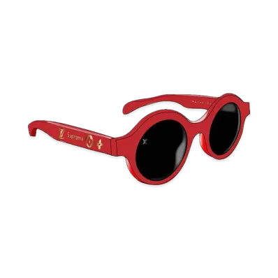 Supreme x Louis Vuitton Downtown Sunglasses "Red"