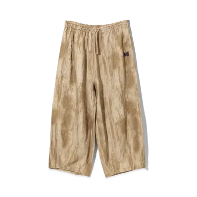Needles x ts(s) H.D.P. Pant - C/L Stripe & Dirt Print "Khaki"