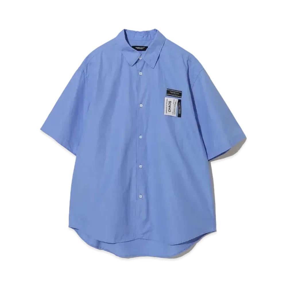 UNDERCOVER 24SS Cotton Broad Shirt "Blue"