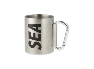 WIND AND SEA Carabiner Stainless Mug "Silver"
