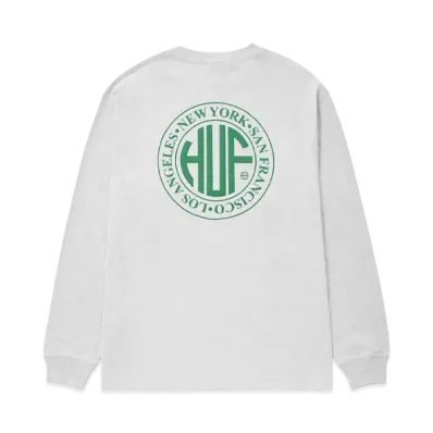 HUF Regional LS Tee "Ash Gray"