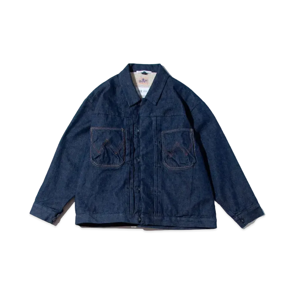 F/CE. x WRANGLER Polartec Boa Denim JK "Indigo"
