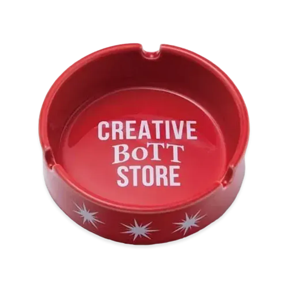 BoTT x creativedrugstore Square Ashtray "Red"