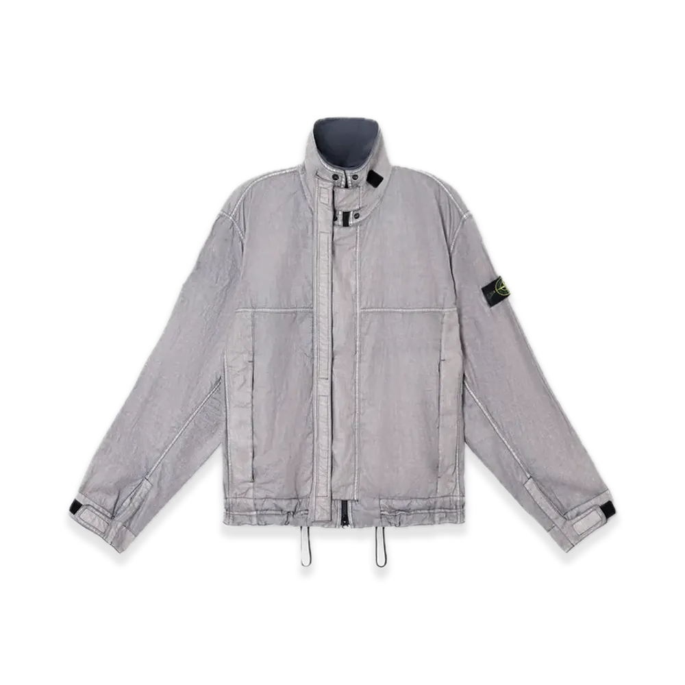 Stone Island 4100039 Raw Linen Plated-OVD "Avio Blue"