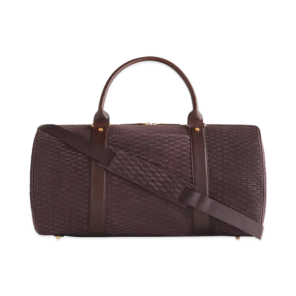 Kith Monogram Suede Traveler K55 Bag "Incognito"