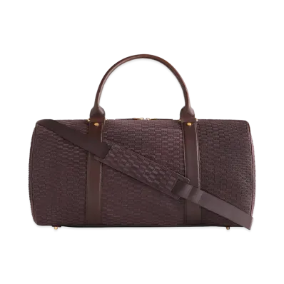 Kith Monogram Suede Traveler K55 Bag "Incognito"