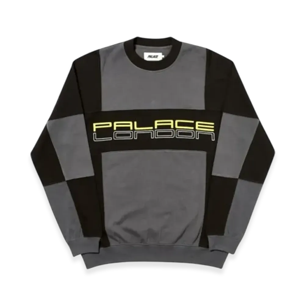 PALACE Cut Mit Sew Crew "Off Black"