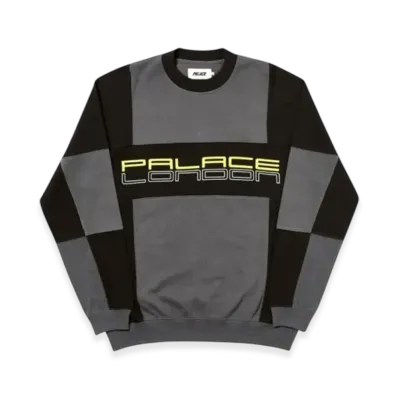PALACE Cut Mit Sew Crew "Off Black"