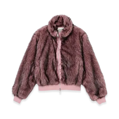 BEAMS FUTURE ARCHIVE Fur Blouson "Pink"