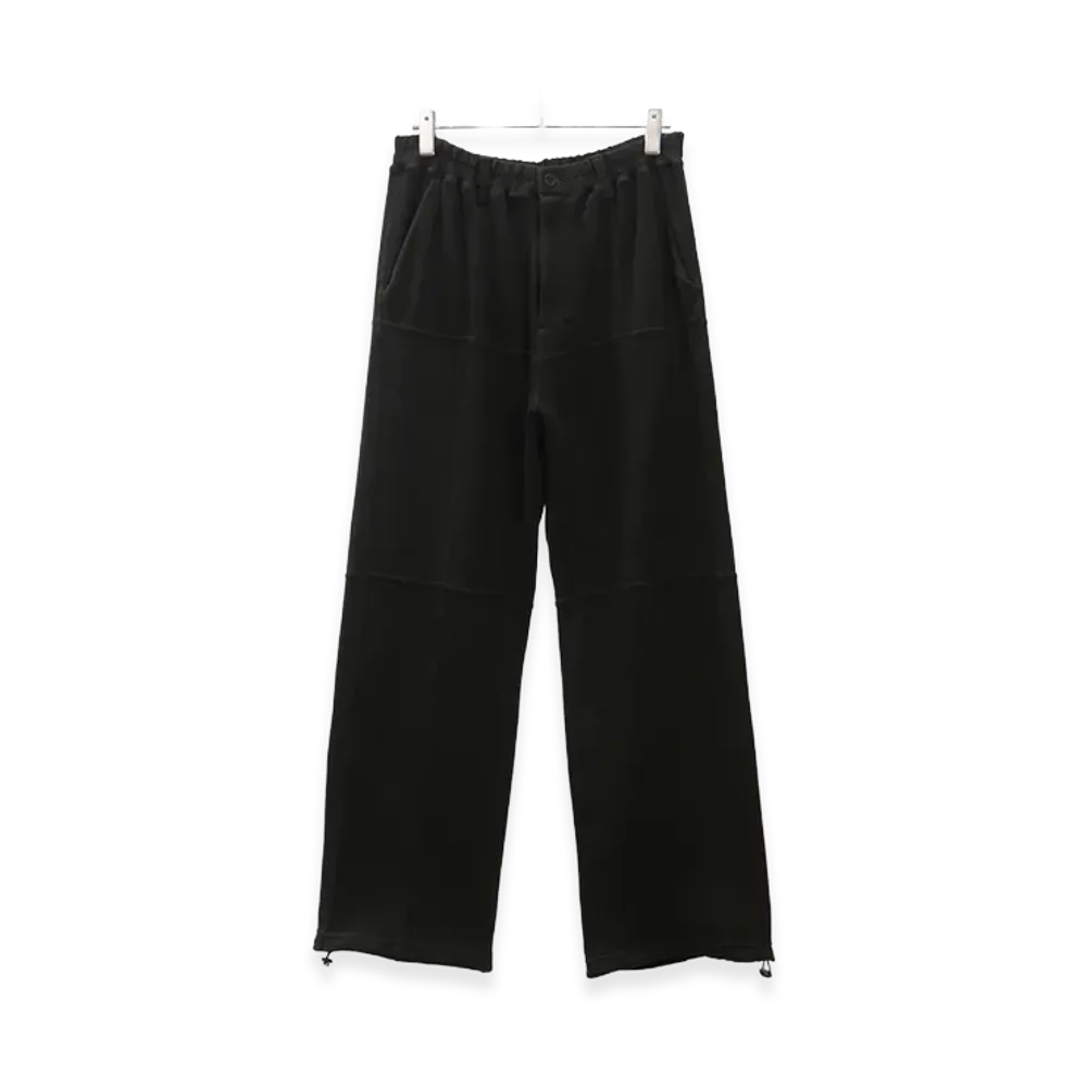 ANCELLM Switching Smooth Knit Pants "Black"