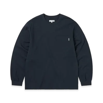 thisisneverthat Basic Pocket L/S Tee "Navy"