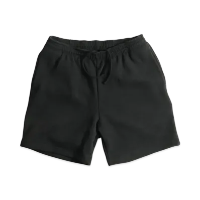 Los Angeles Apparel 14OZ Heavy Fleece Sweat Shorts Piece Dye "Black"