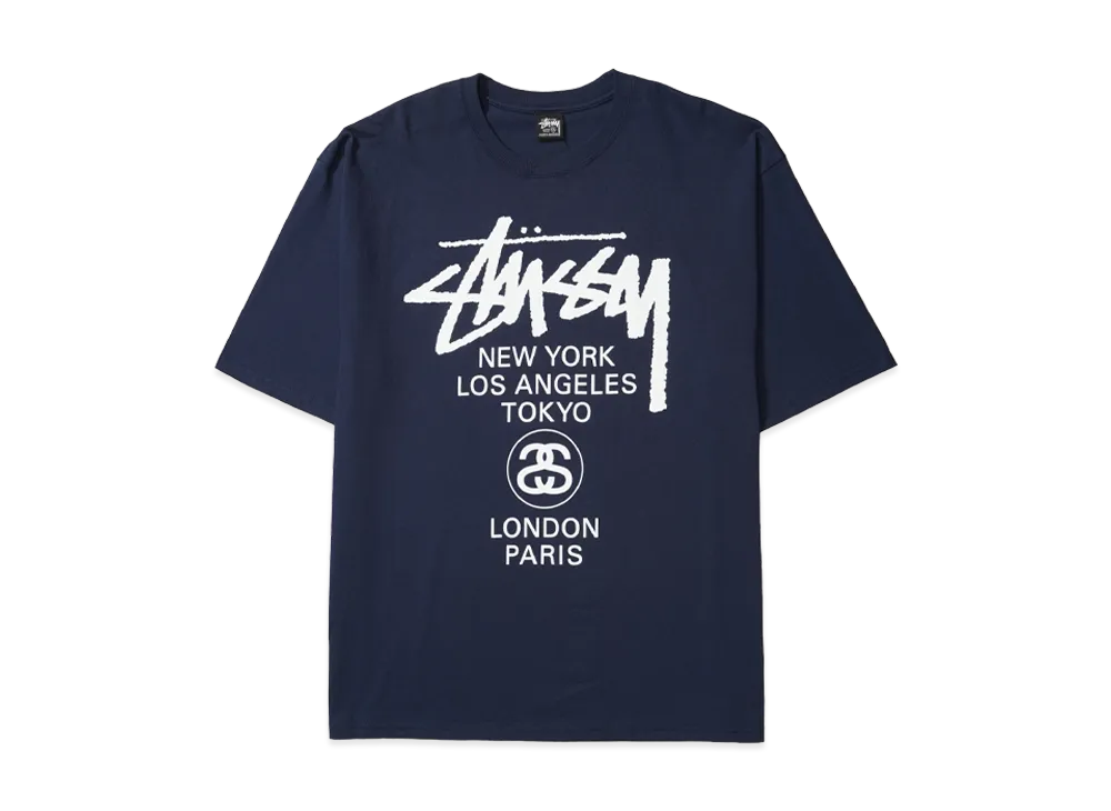 激レア OLD STUSSY『WORLD TOUR』ポロシャツ ワールドツア90 c304cee6-ea78-4943-a8f5-