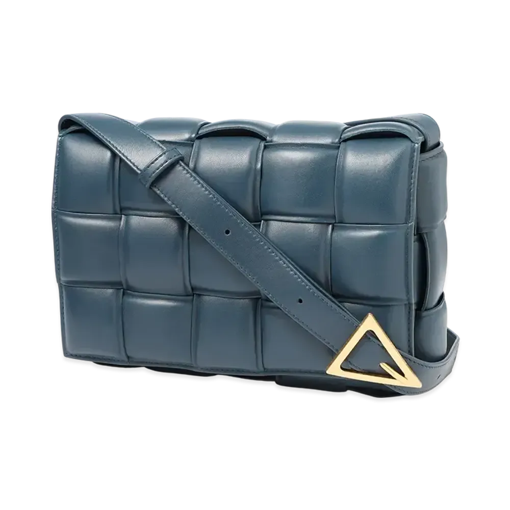 Bottega Veneta Padded Cassette "Deepblue Gold"