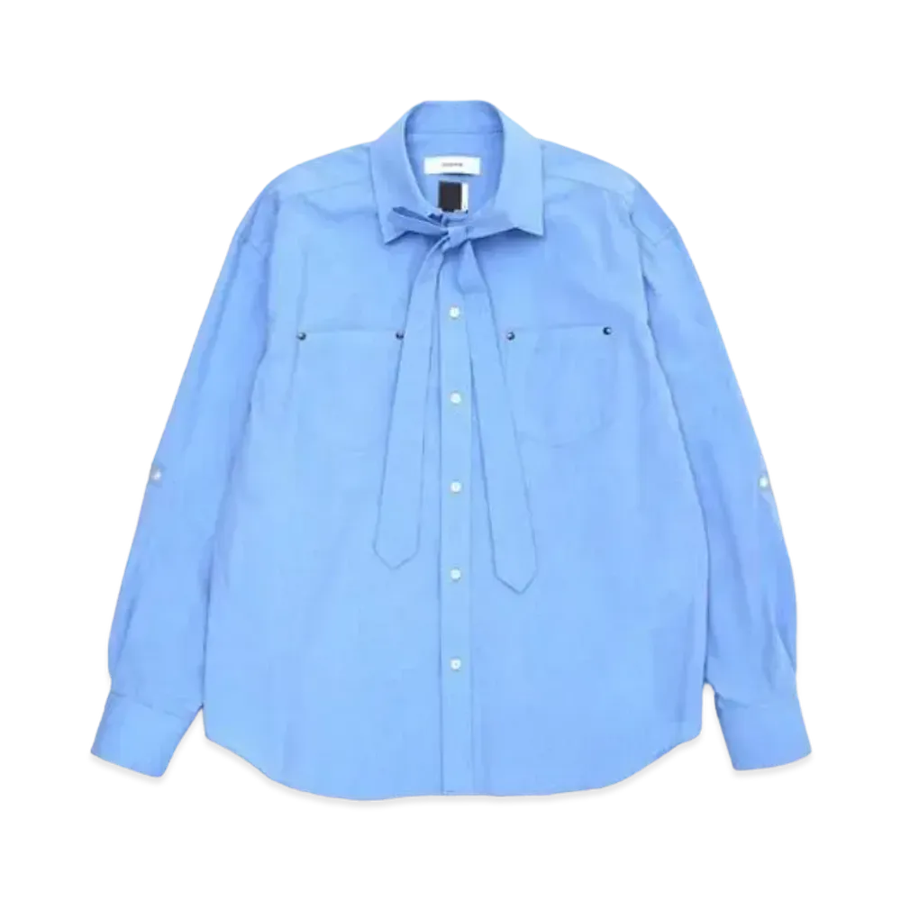 FACETASM Ribbon Shirt "Light Blue"