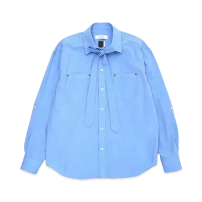 FACETASM Ribbon Shirt "Light Blue"