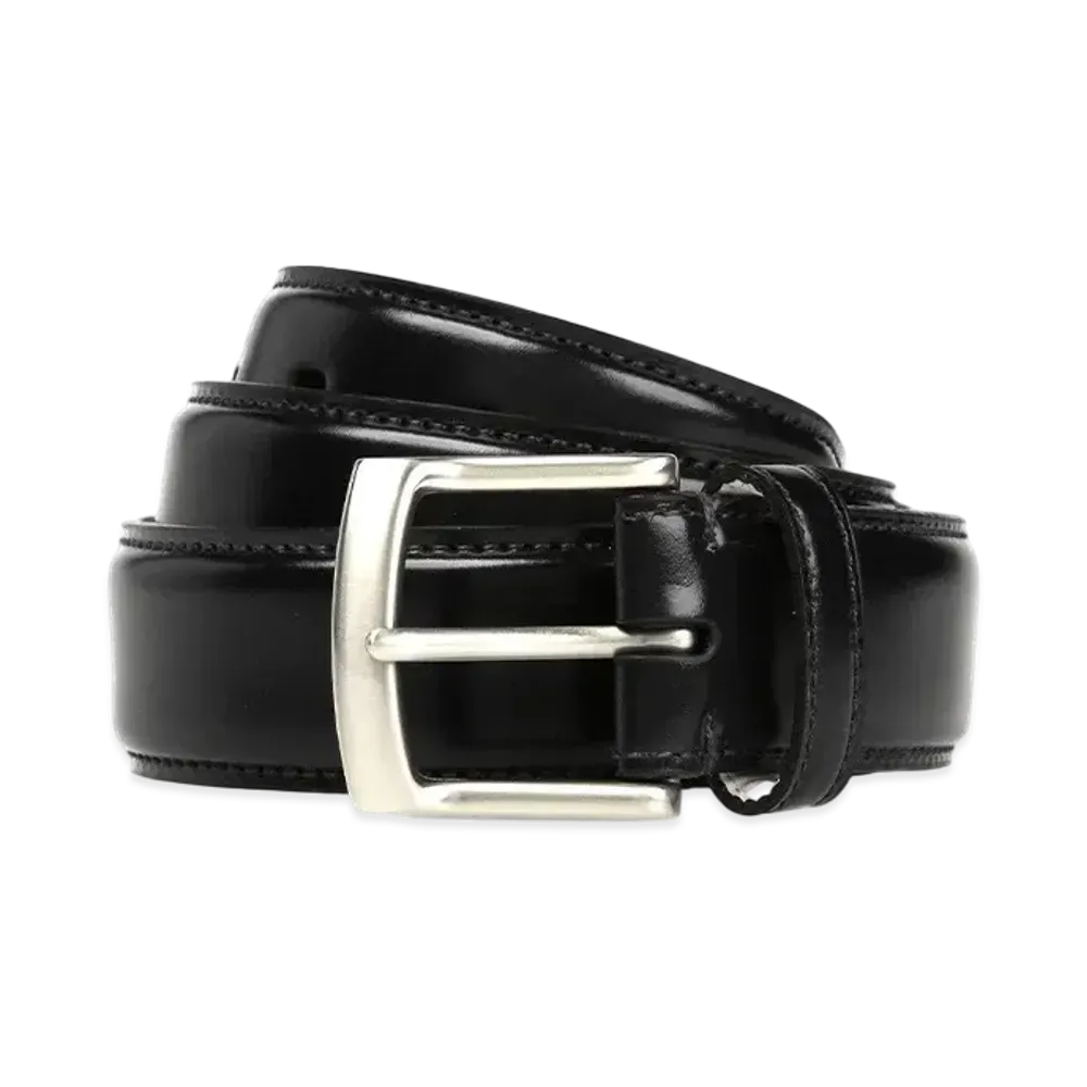 Paul Smith Cordovan Dress Belt "Black"
