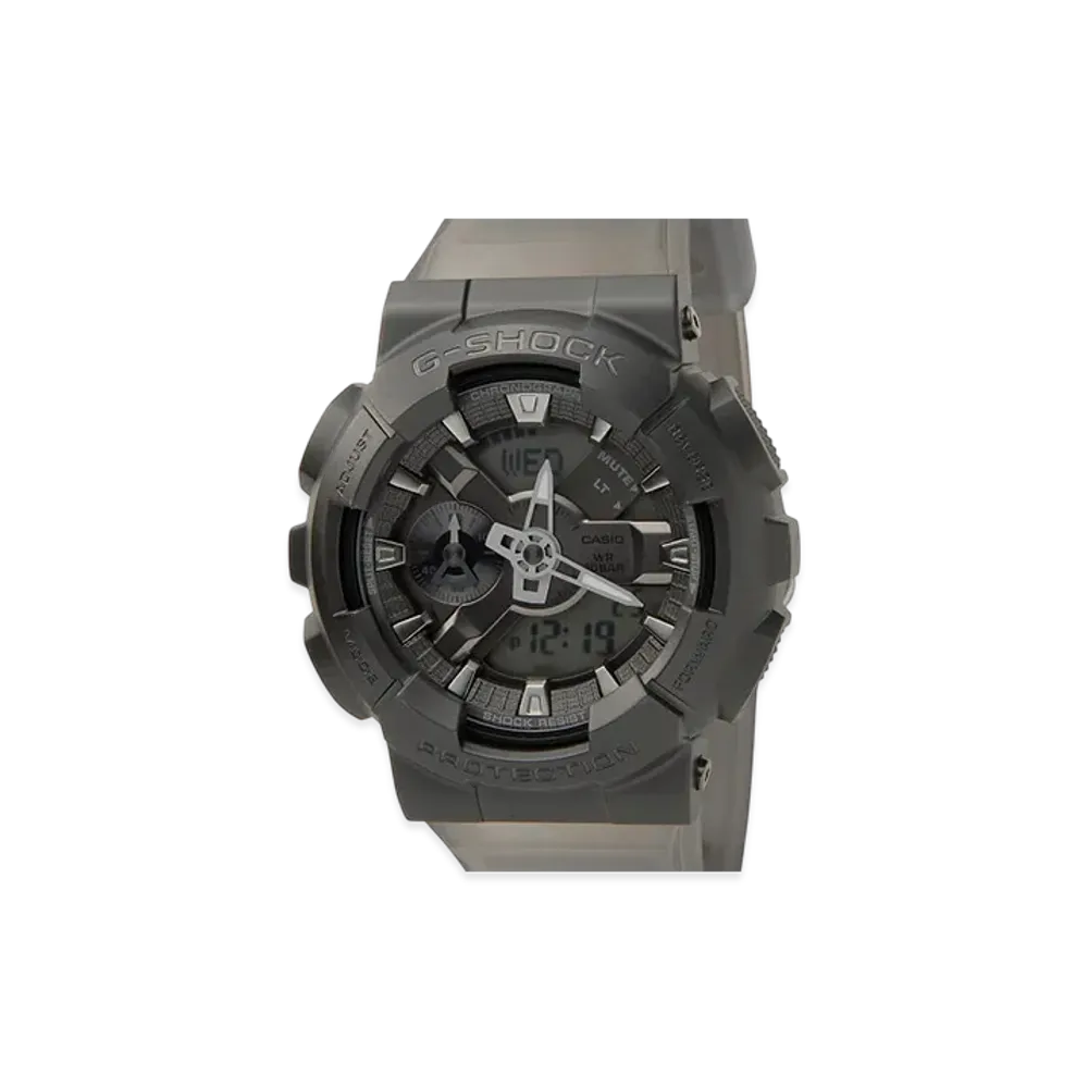 CASIO Shock Metal Covered Anadigi Men's "Metal Gray"