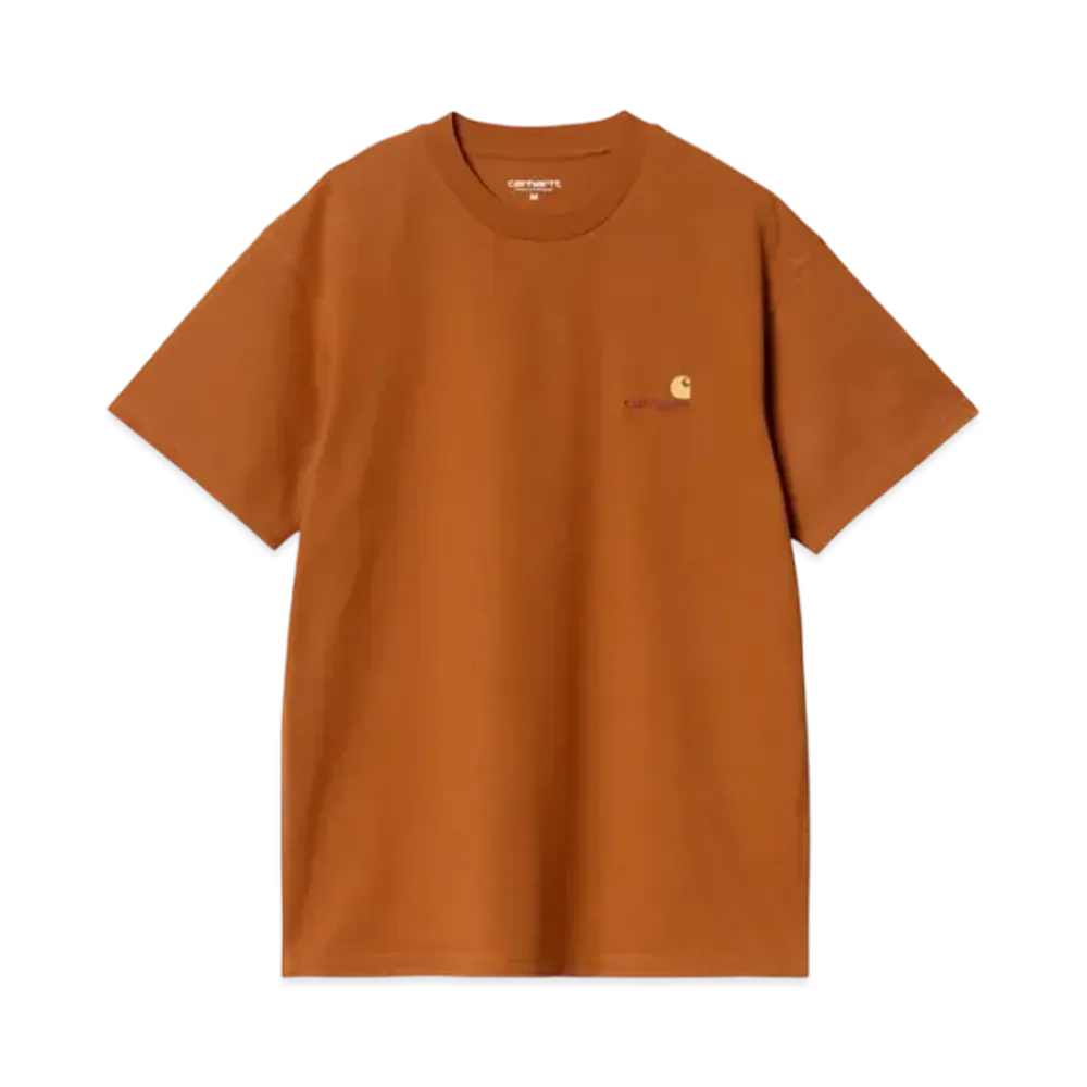 Carhartt WIP S/S American Script T-Shirt "Sienna"