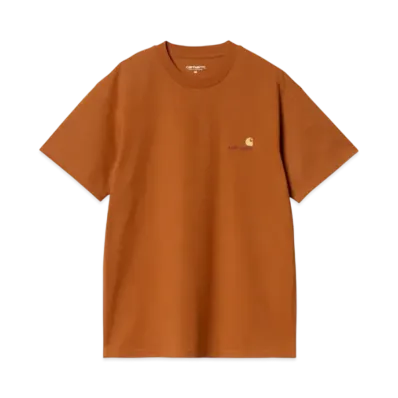 Carhartt WIP S/S American Script T-Shirt "Sienna"