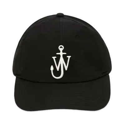 JW ANDERSON Baseball Cap With Anchor Logo "Black"