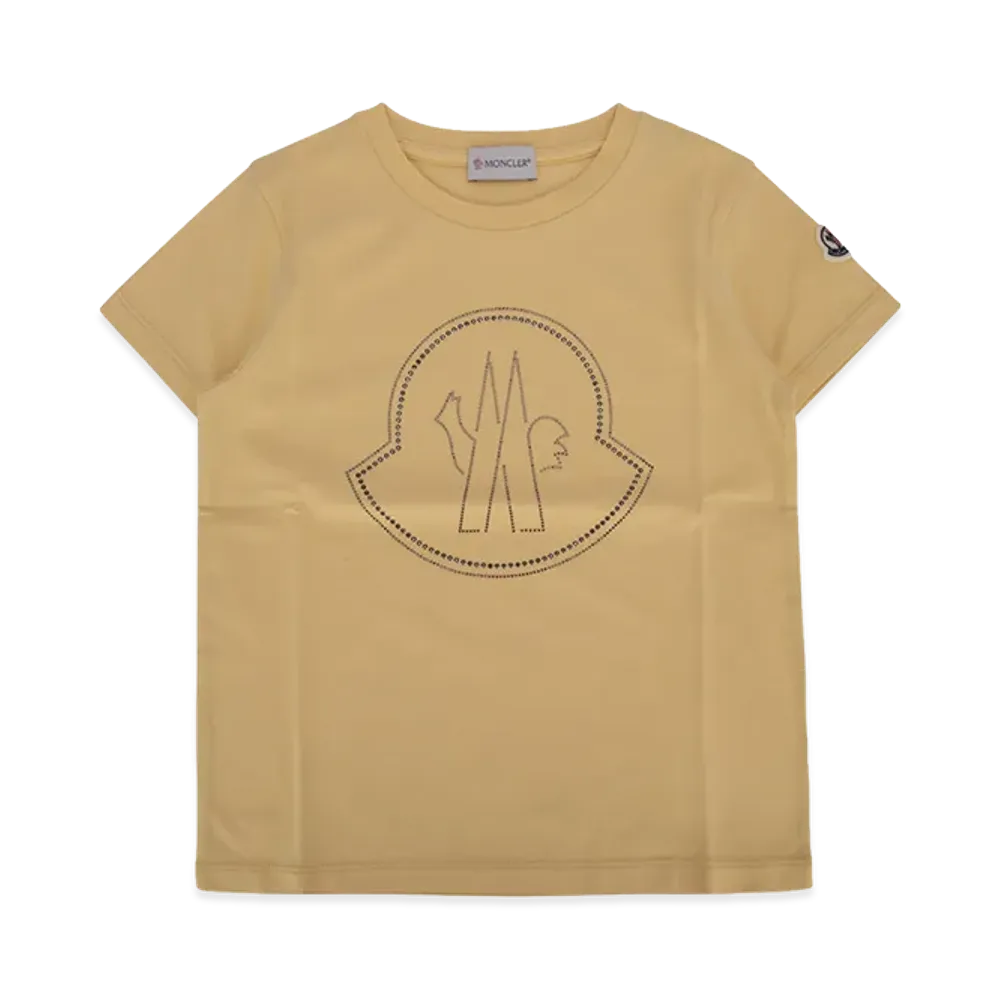 MONCLER Kids SS T-Shirt "Beige"