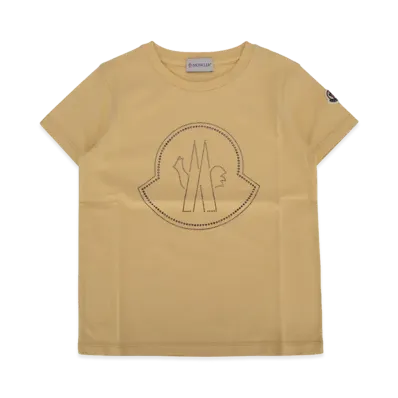 MONCLER Kids SS T-Shirt "Beige"