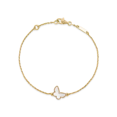 Van Cleef & Arpels Sweet Alhambra Papillon bracelet "18K Yellow gold/Mother-of-pearl"