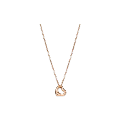 Tiffany & Co. Elsa Peretti Open Heart Pendant "Rose Gold"