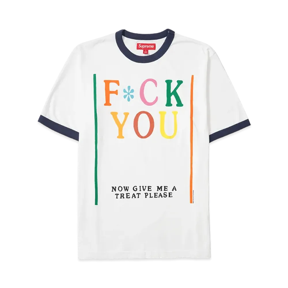 Supreme x Mike Kelley Ringer Tee "White"