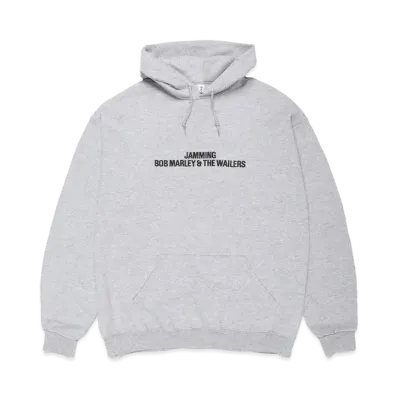 WACKO MARIA x BOB MARLEY Hooded Sweat Shirt "Gray"