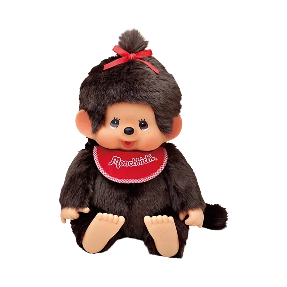 Sekiguchi "Premium Standard" Soft Monchhichi Brown L Size Girl