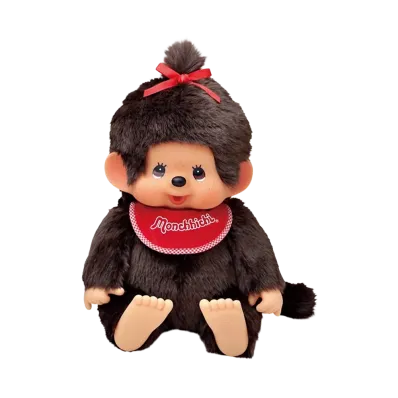 Sekiguchi "Premium Standard" Soft Monchhichi Brown L Size Girl