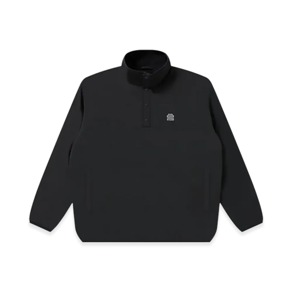BlackEyePatch OG Label Leopard Patterned Pullover Fleece "Black"
