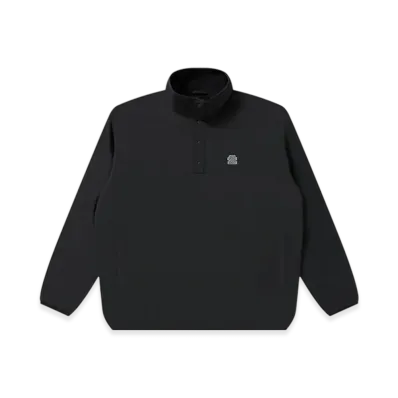 BlackEyePatch OG Label Leopard Patterned Pullover Fleece "Black"