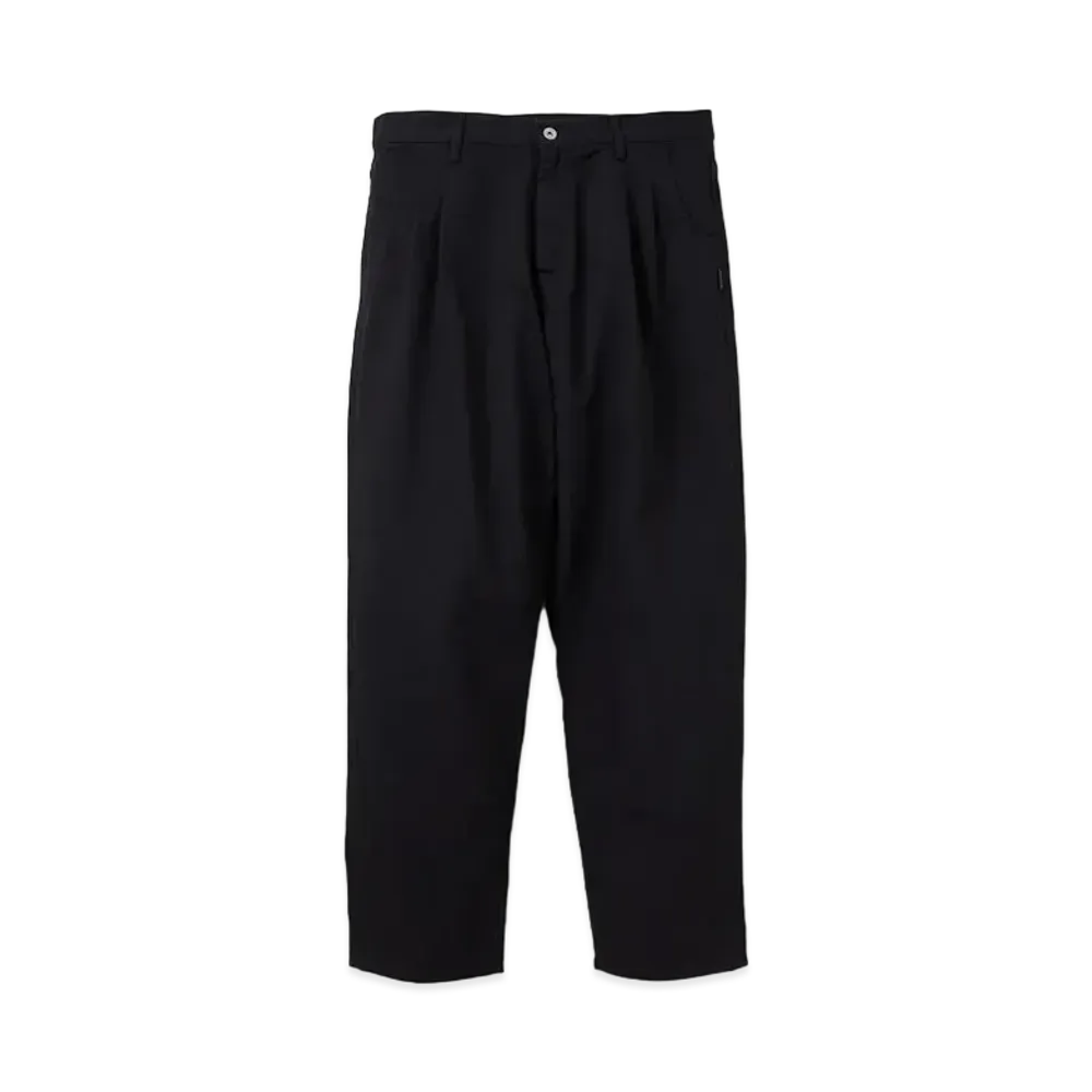 NEIGHBORHOOD Baggysilhouette Two Tuck Pants "Black"