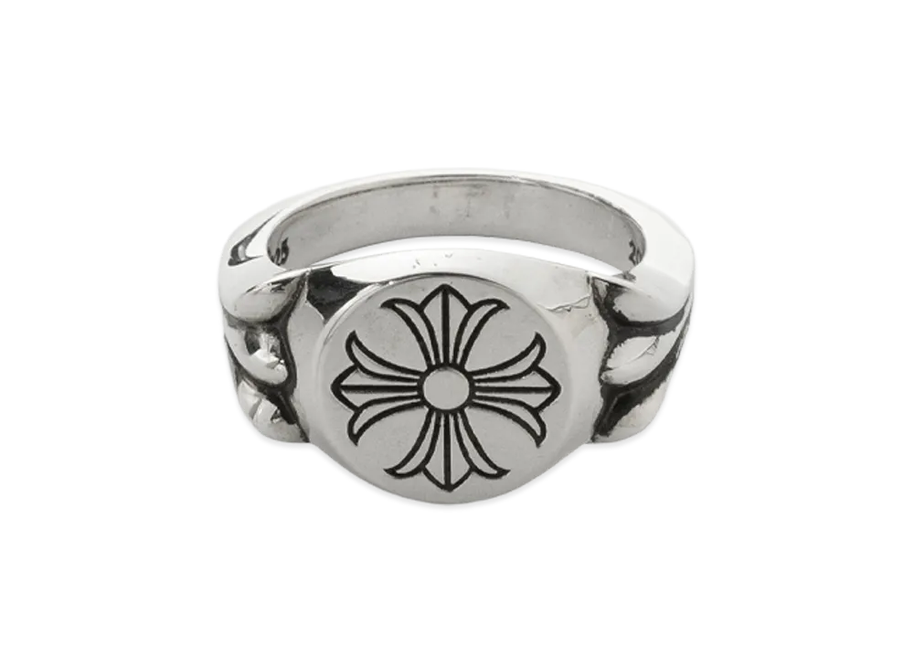 Chrome Hearts CH Plus Flat Top Ring "Silver"