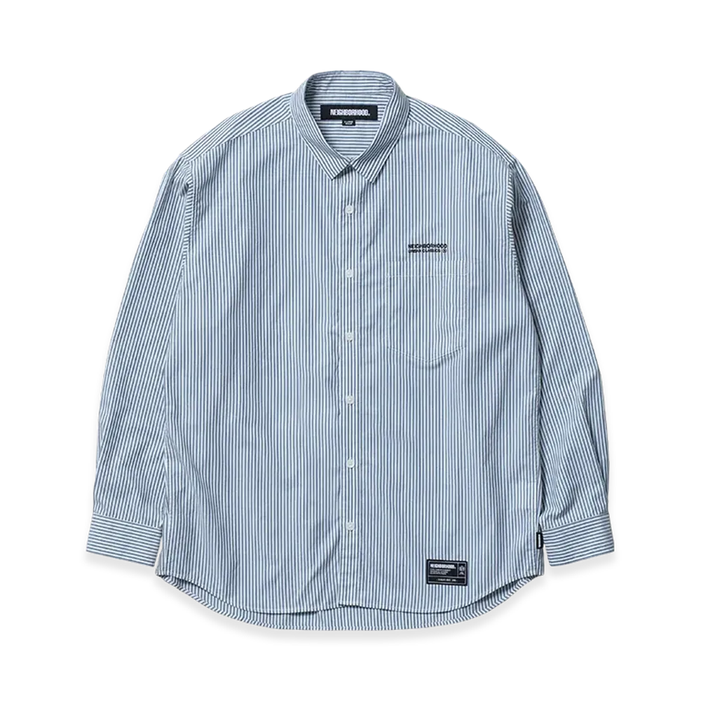 NEIGHBORHOOD Stripe Shirt LS "Navy"