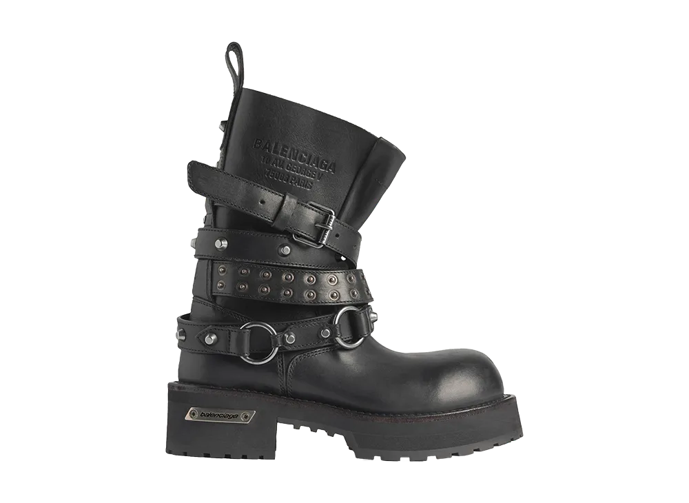BALENCIAGA Women's Venom City Bootie "Black"