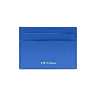 BALENCIAGA Ville Multi-Card Slot Card Holder "Blue/White"