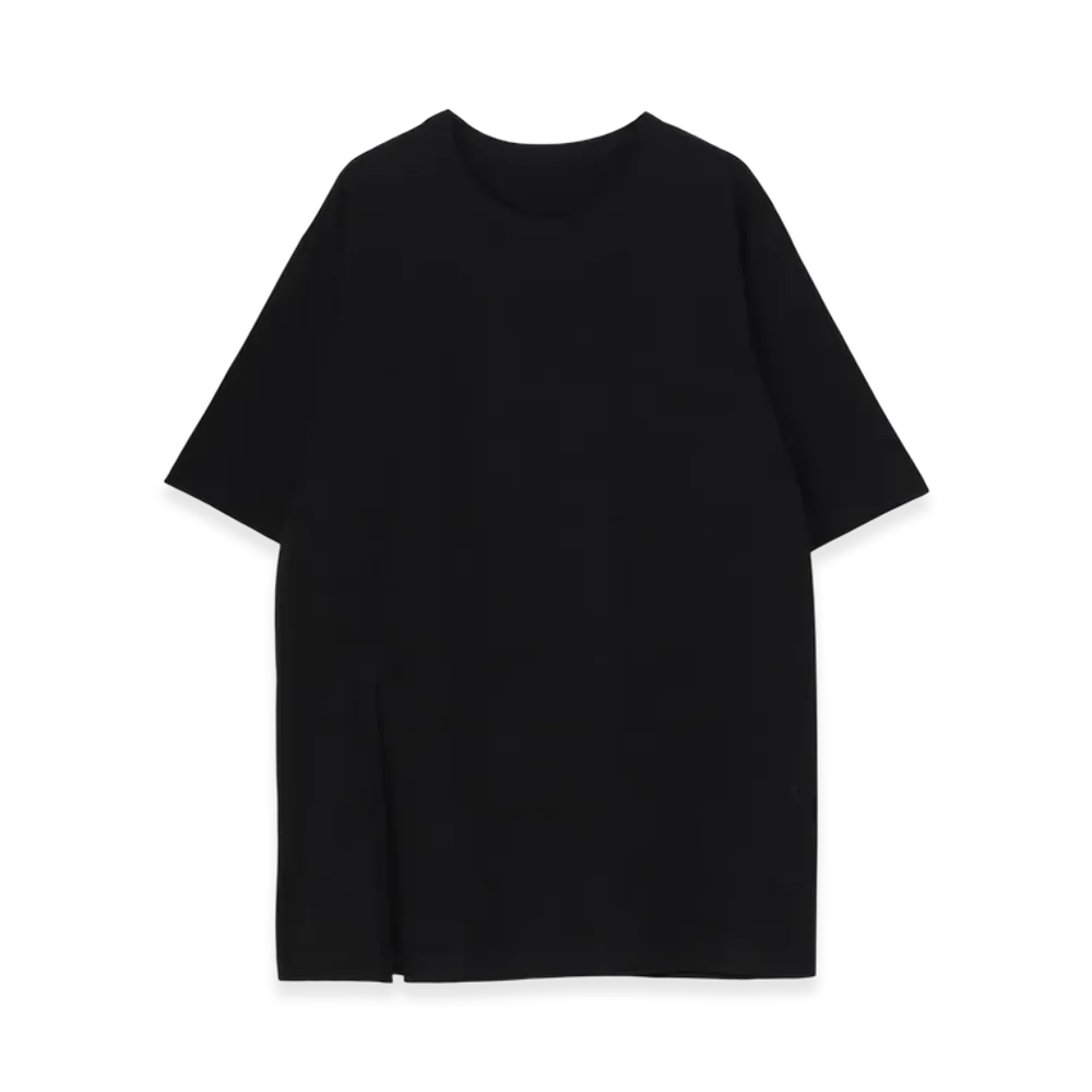 Ground Y Cotton Jersey Jumbo T-Shirt Short Sleeves "Black"