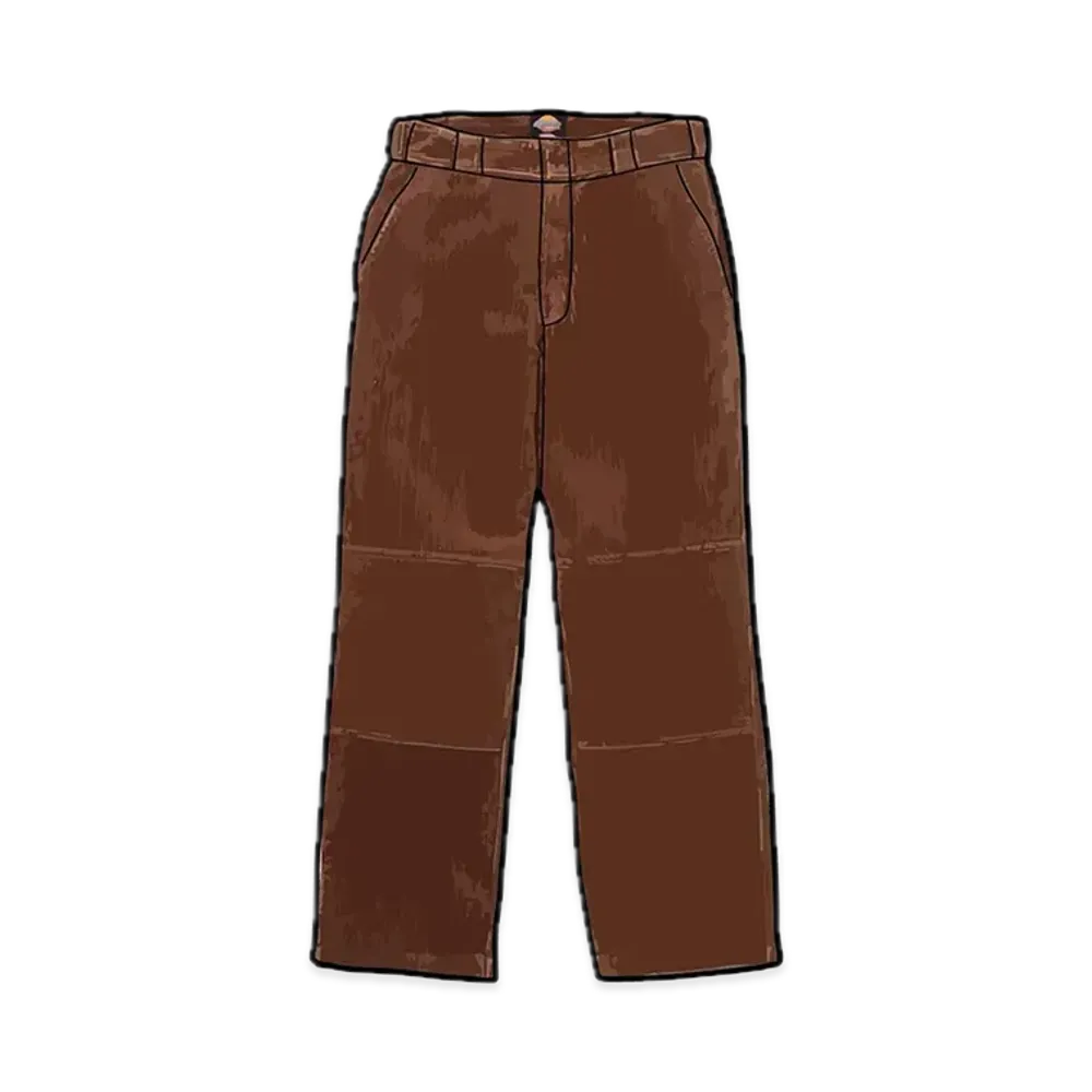 Supreme x Dickies Double Knee Corduroy Work Pant "Brown"