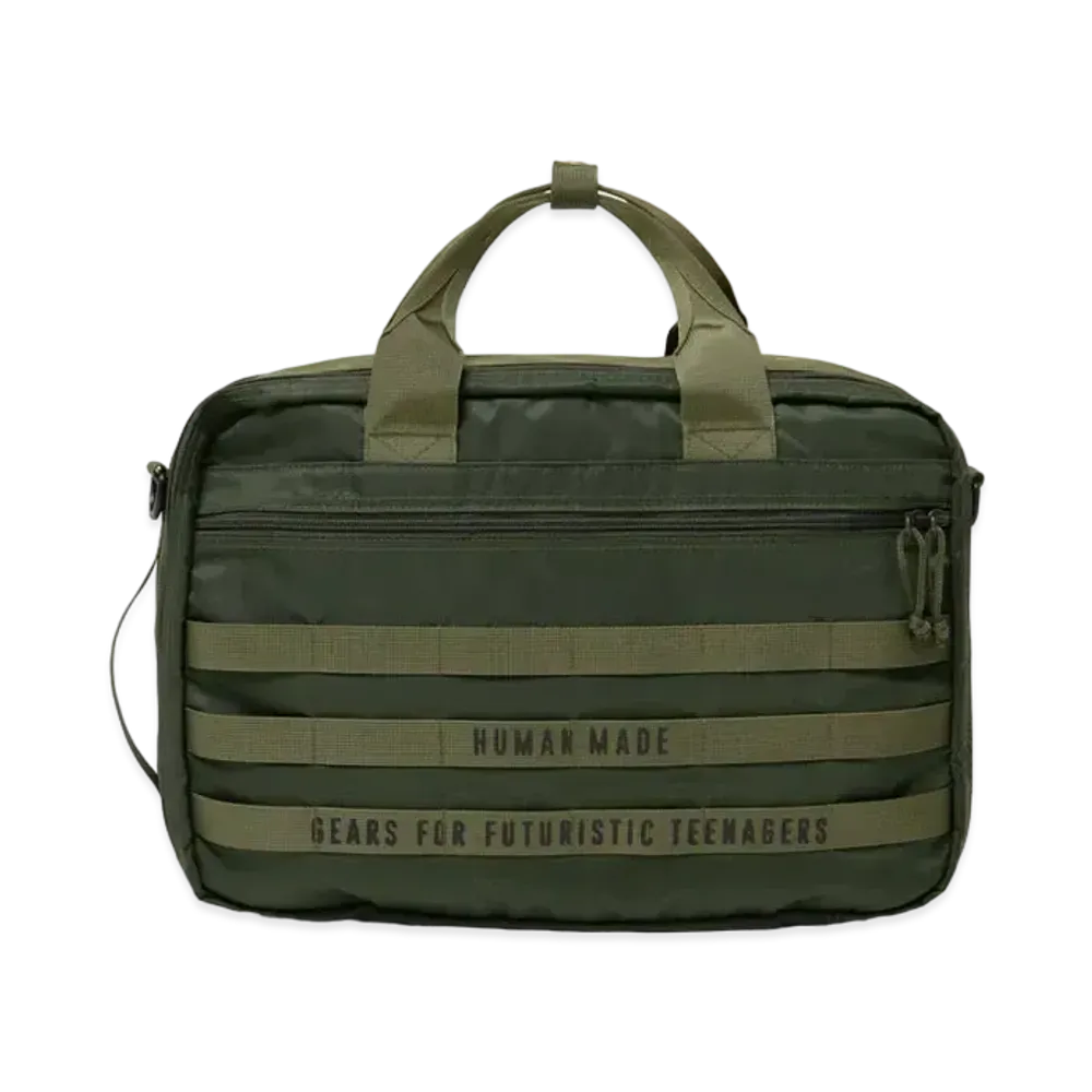 HUMAN MADE 3-WAY MILITARY BAG "Olive Drab"
