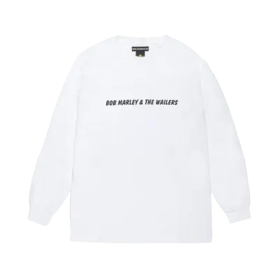 WACKO MARIA x BOB MARLEY Long Sleeve T-Shirt "White"