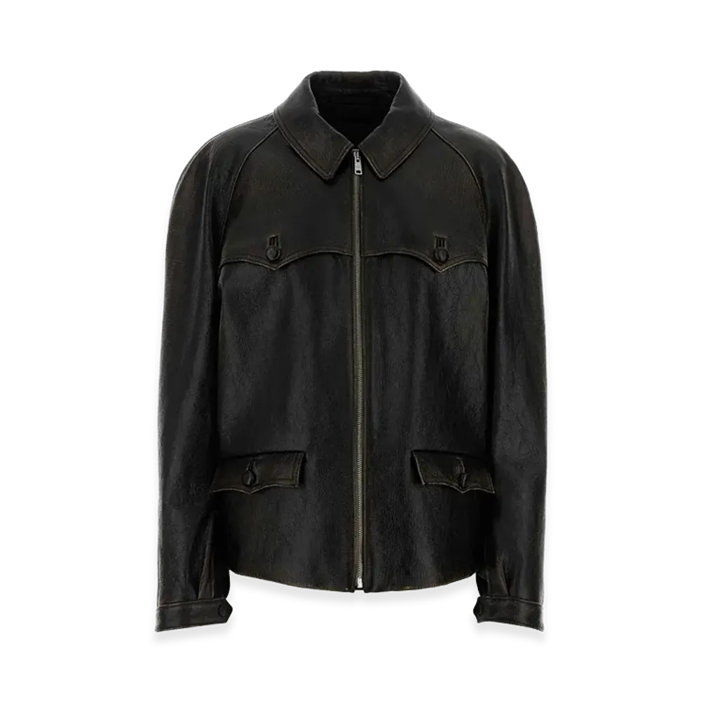 PRADA Women's Leather Jacket "Black"