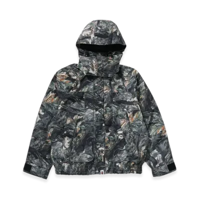 A BATHING APE Hooded Snowboard Jacket "Brown"
