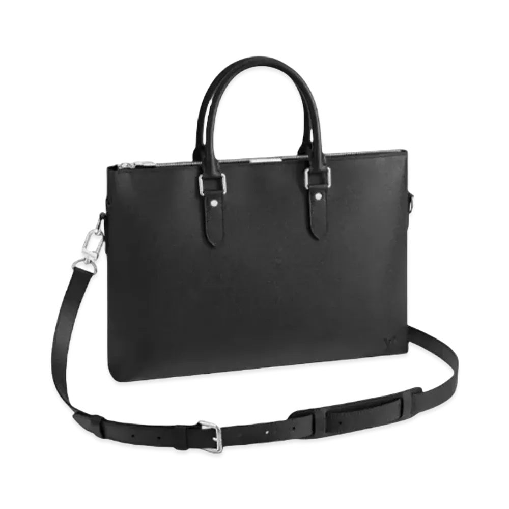 Louis Vuitton Anton Soft Briefcase Taiga "Noir"