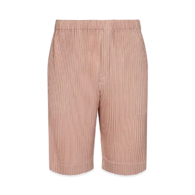 HOMME PLISSE ISSEY MIYAKE Shorts "Natural Wine Red"